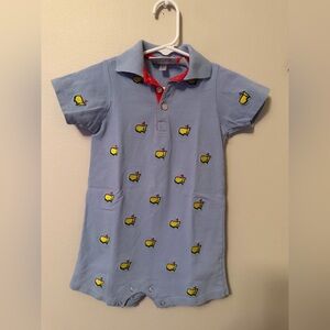 Masters Blue Polo Onesie